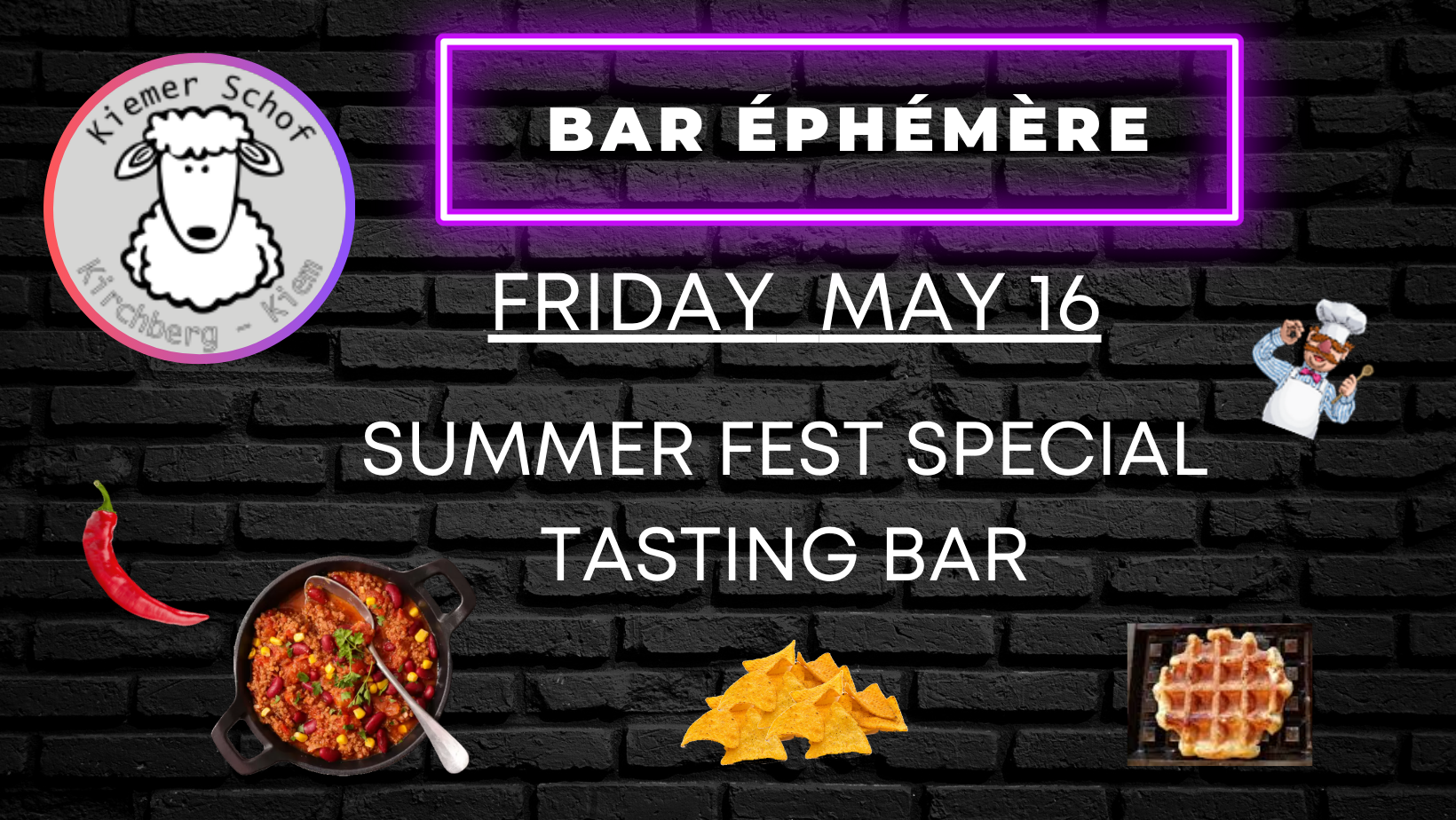 Bar éphémère dégustation spéciale Summer Fest